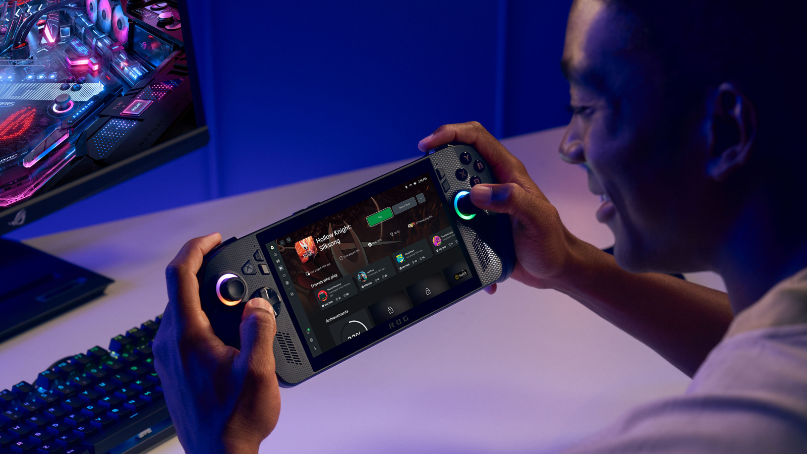 Poor Man Picture Computer AMD’s FSR 4 could save the Asus Xbox Ally from being a poor Steam Deck ...