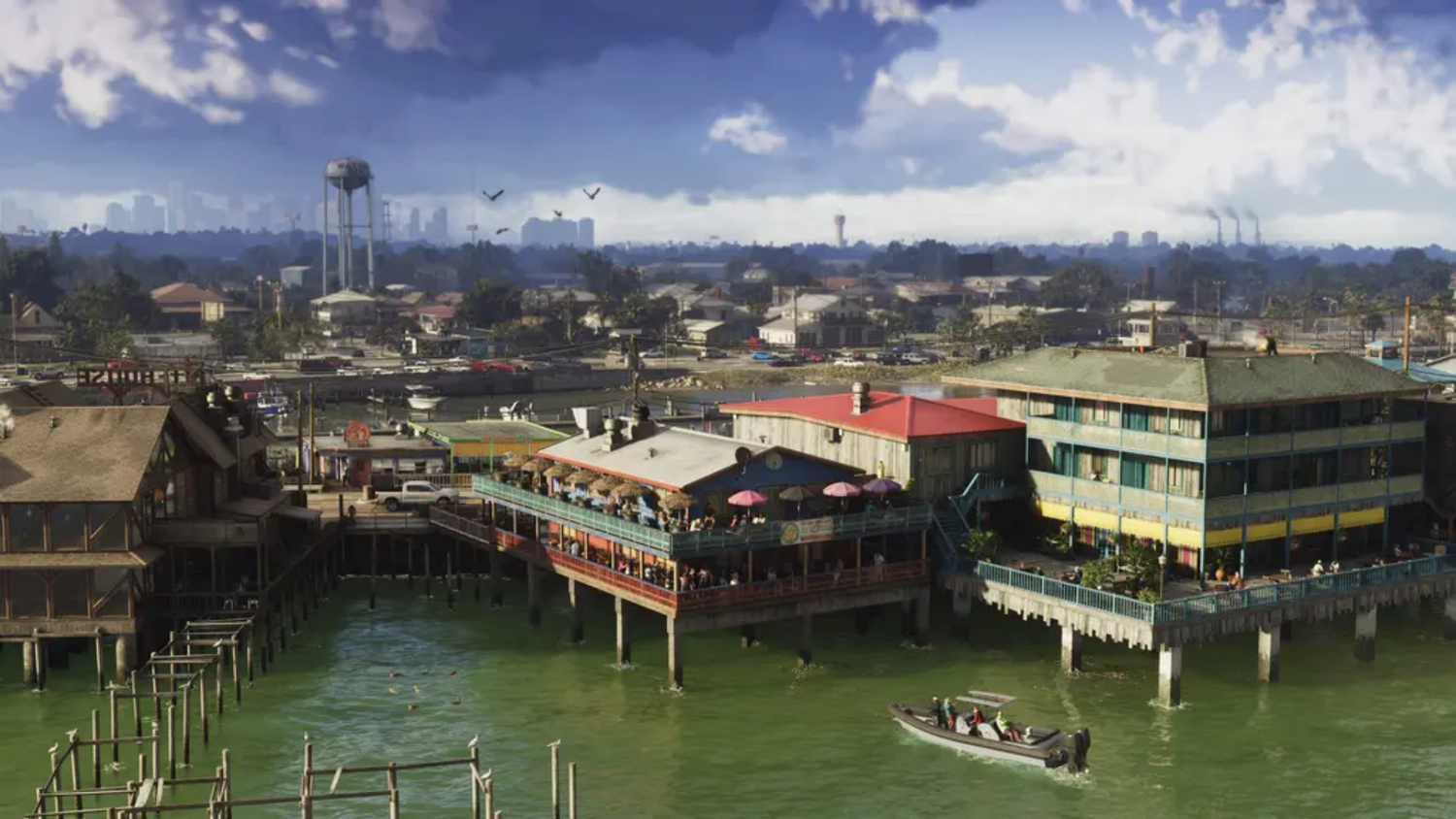 A water-side village in GTA VI