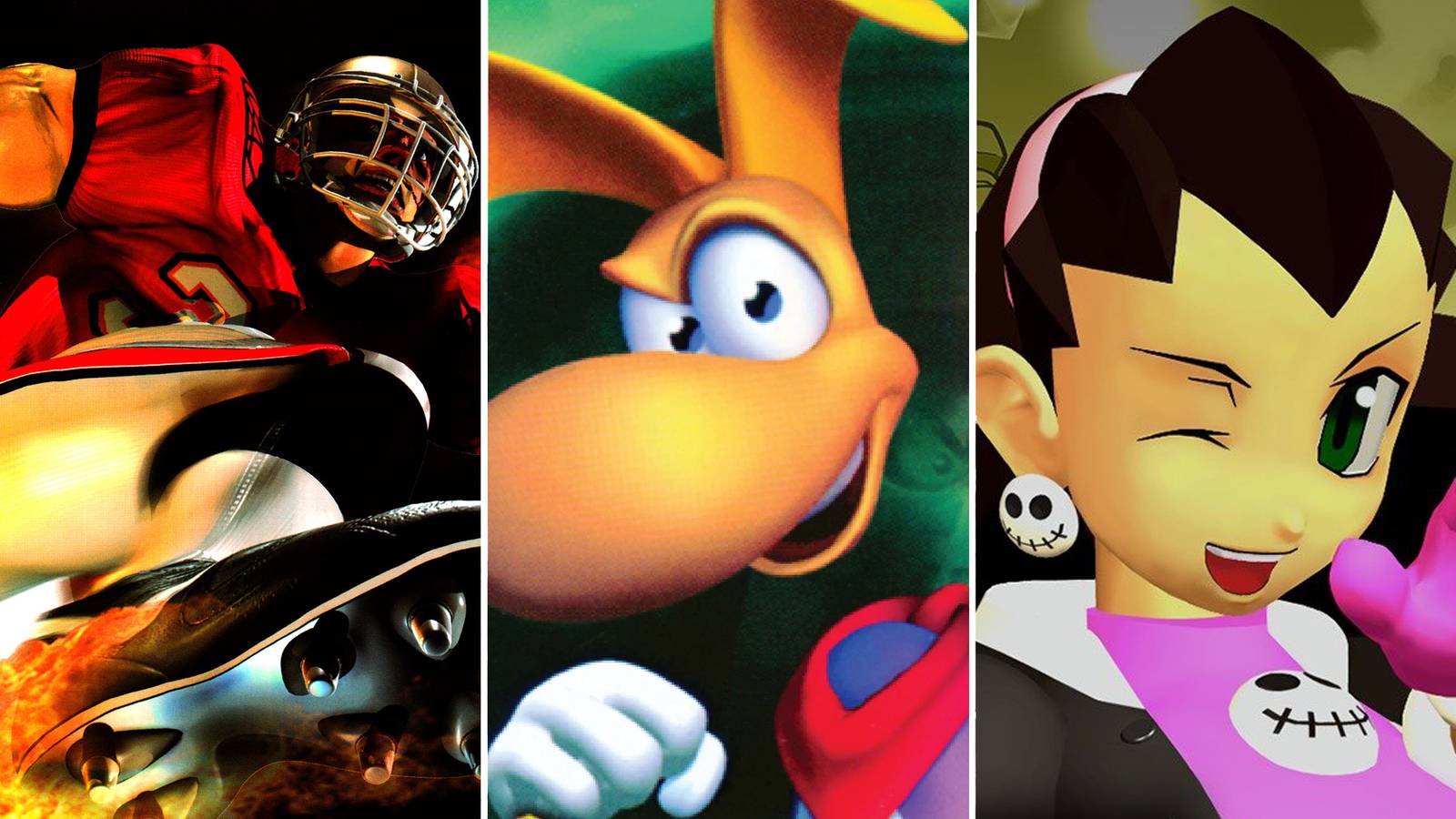 A combination of rare PlayStation 1 games. 