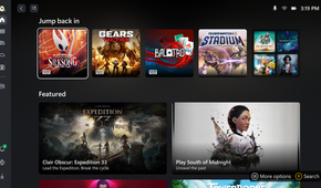 The Xbox Ally UI