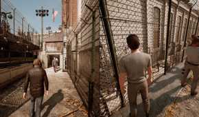 Screenshot from the game A Way Out.