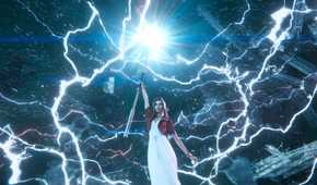 Aerith in Final Fantasy VII Rebirth.