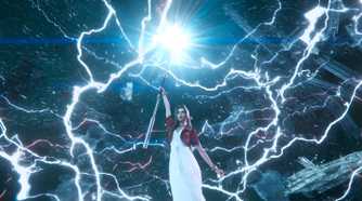 Aerith in Final Fantasy VII Rebirth.