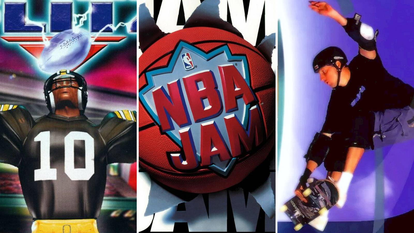 A combination of arcade sport games