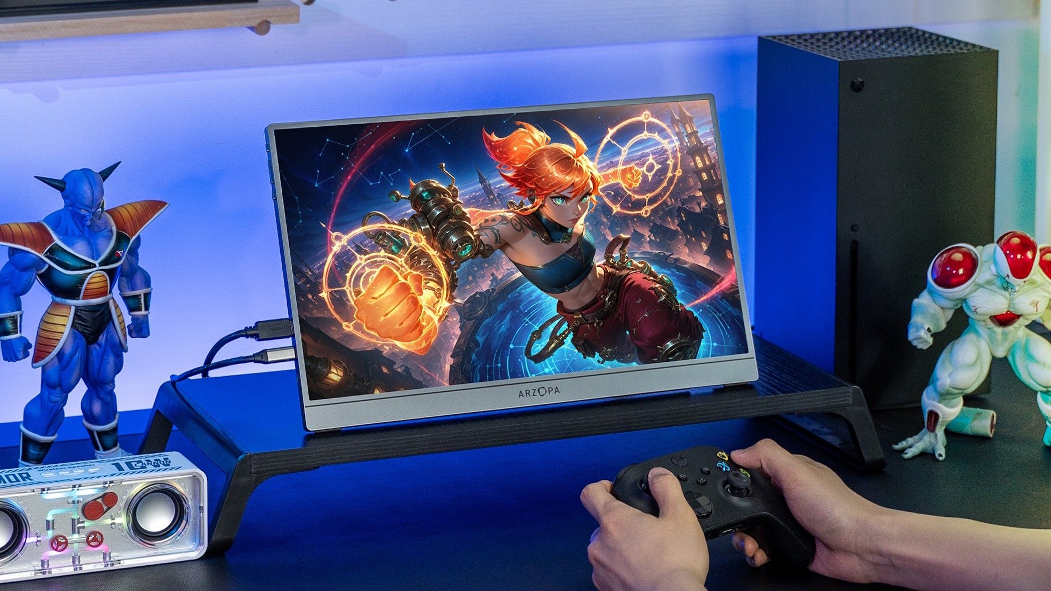 Arzopa's popular Z1FC 144Hz Portable Monitor stuns in a stylish