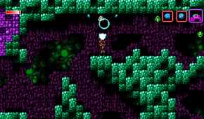 A screenshot from the game Axiom Verge.