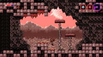 A screenshot from the game Axiom Verge.