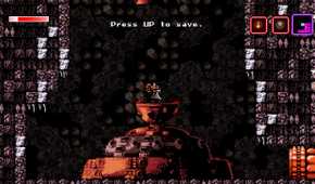 A screenshot from the game Axiom Verge.
