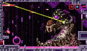 A screenshot from the game Axiom Verge.