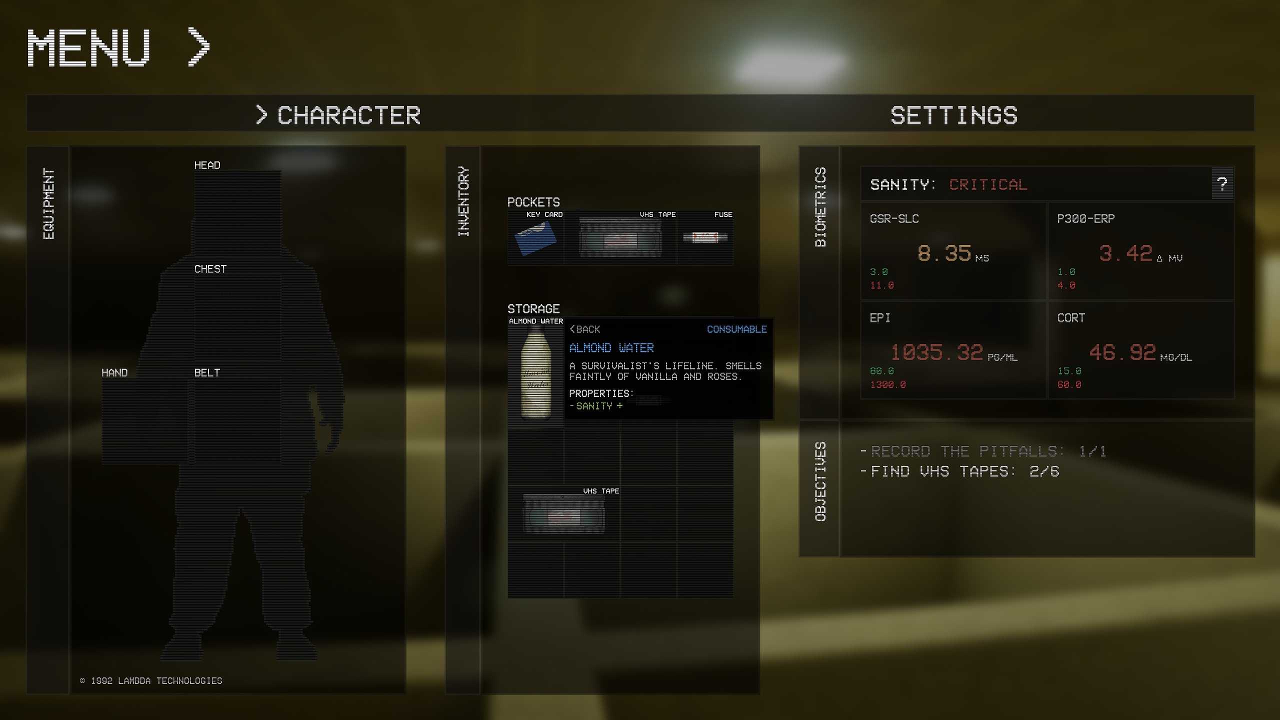 A screenshot from Backrooms: Escape Together.
