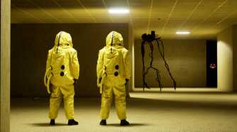 A screenshot from Backrooms: Escape Together.