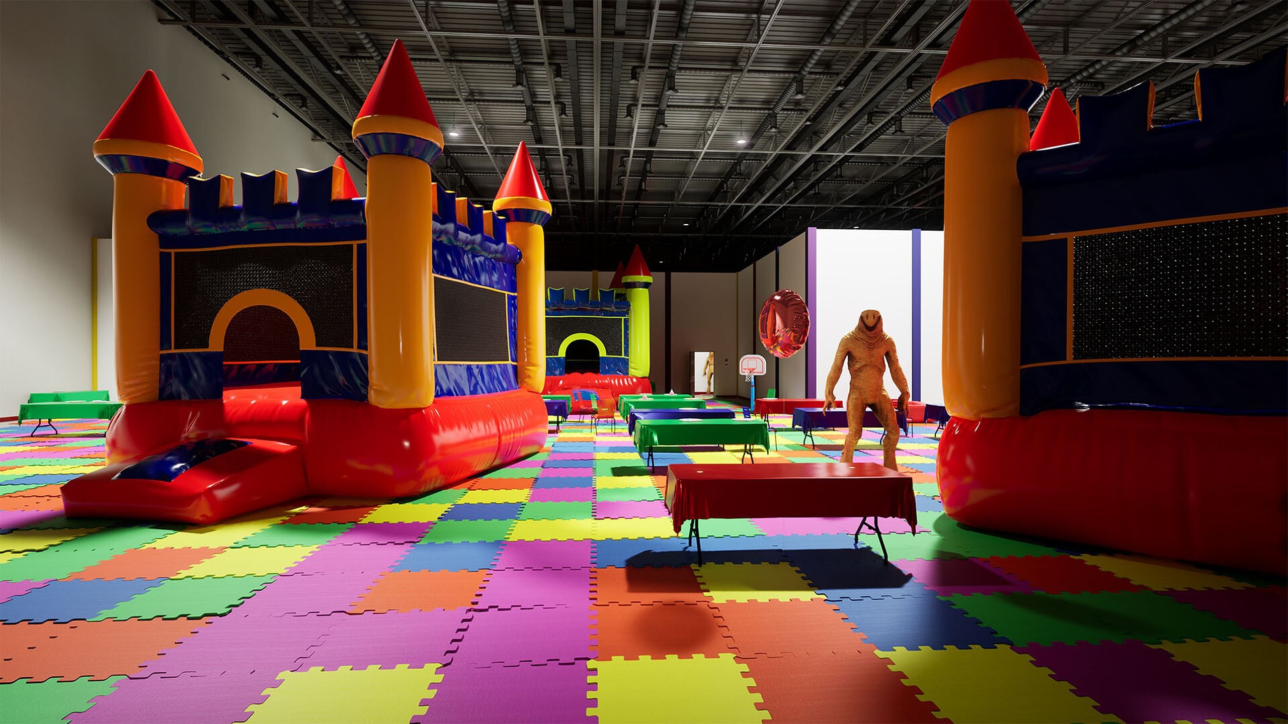 A screenshot from Backrooms: Escape Together.