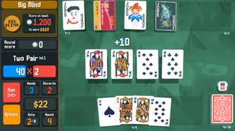 A screenshot from the game Balatro.