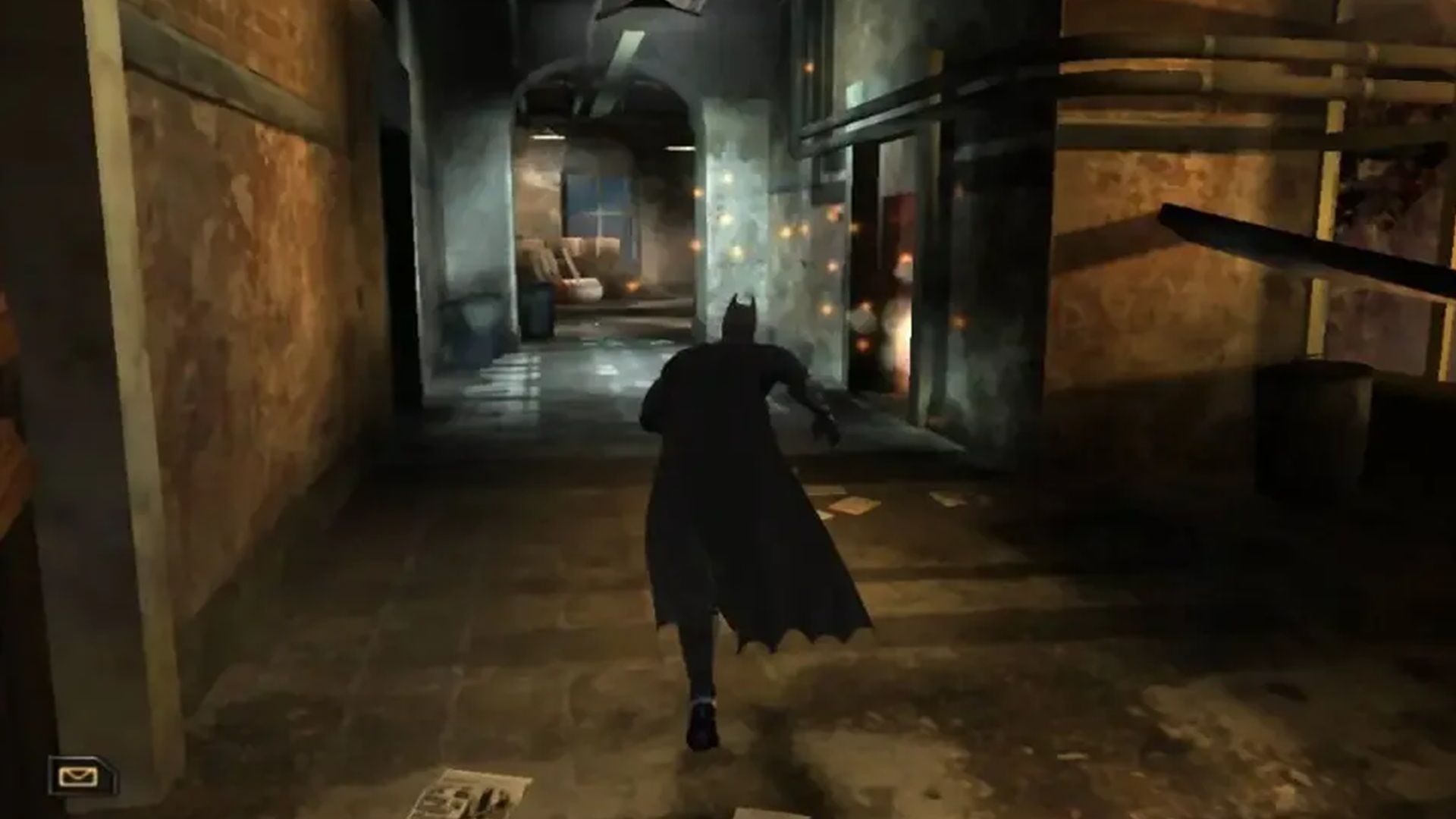 A screenshot of gameplay from Batman Begins
