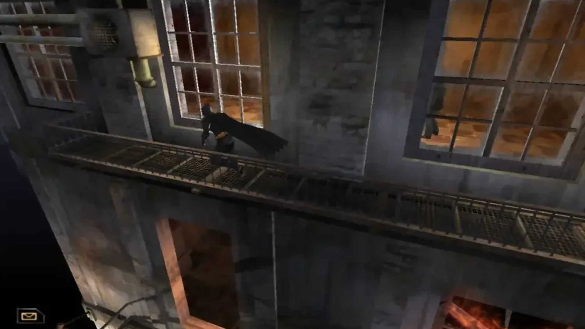 A screenshot of gameplay from Batman Begins