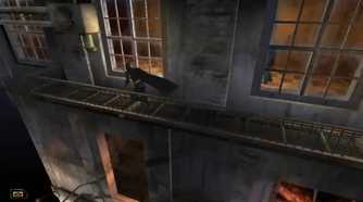 A screenshot of gameplay from Batman Begins