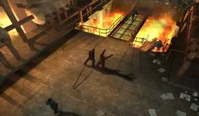 A screenshot of gameplay from Batman Begins