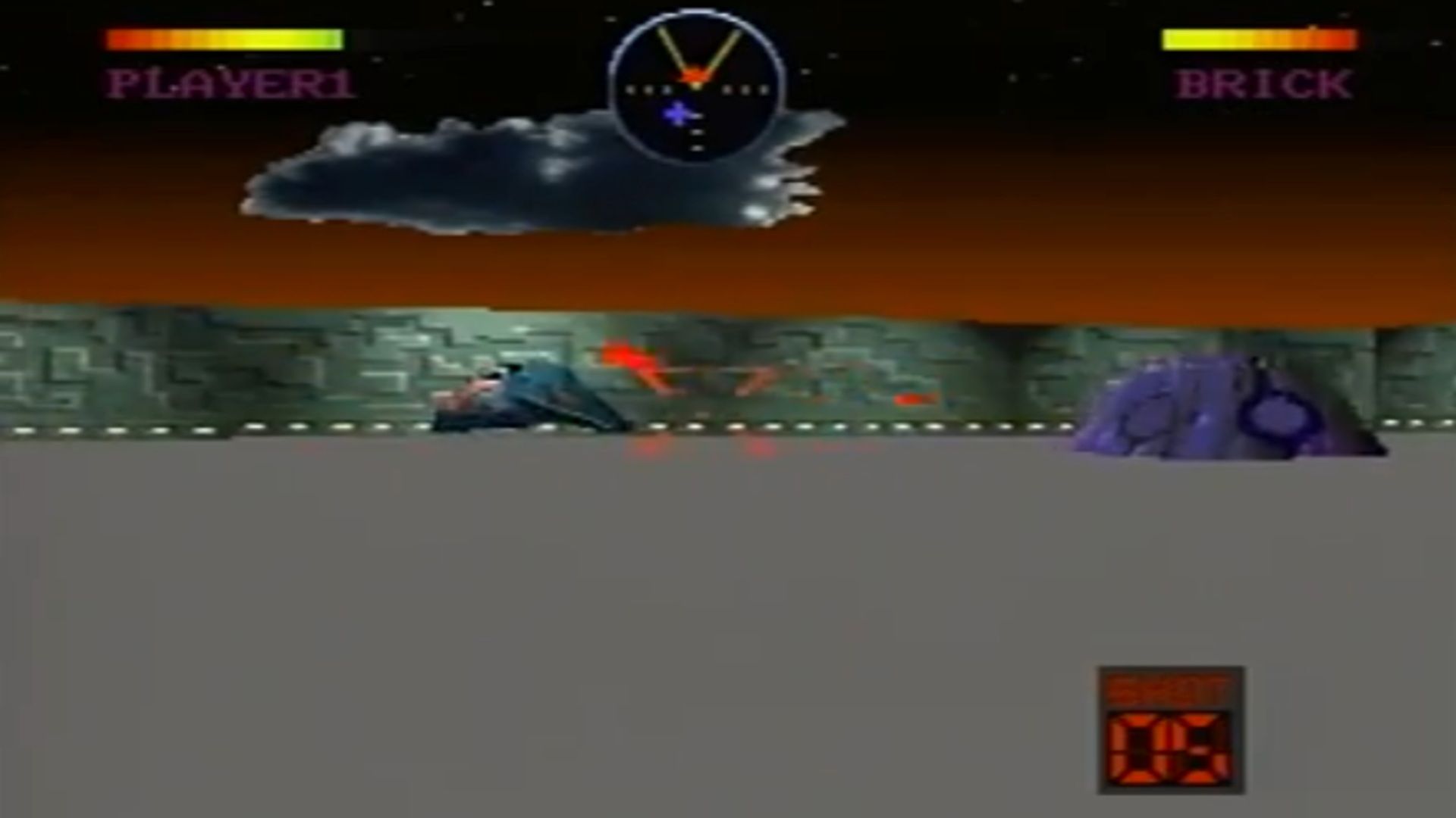 A screenshot of gameplay of BattleSport