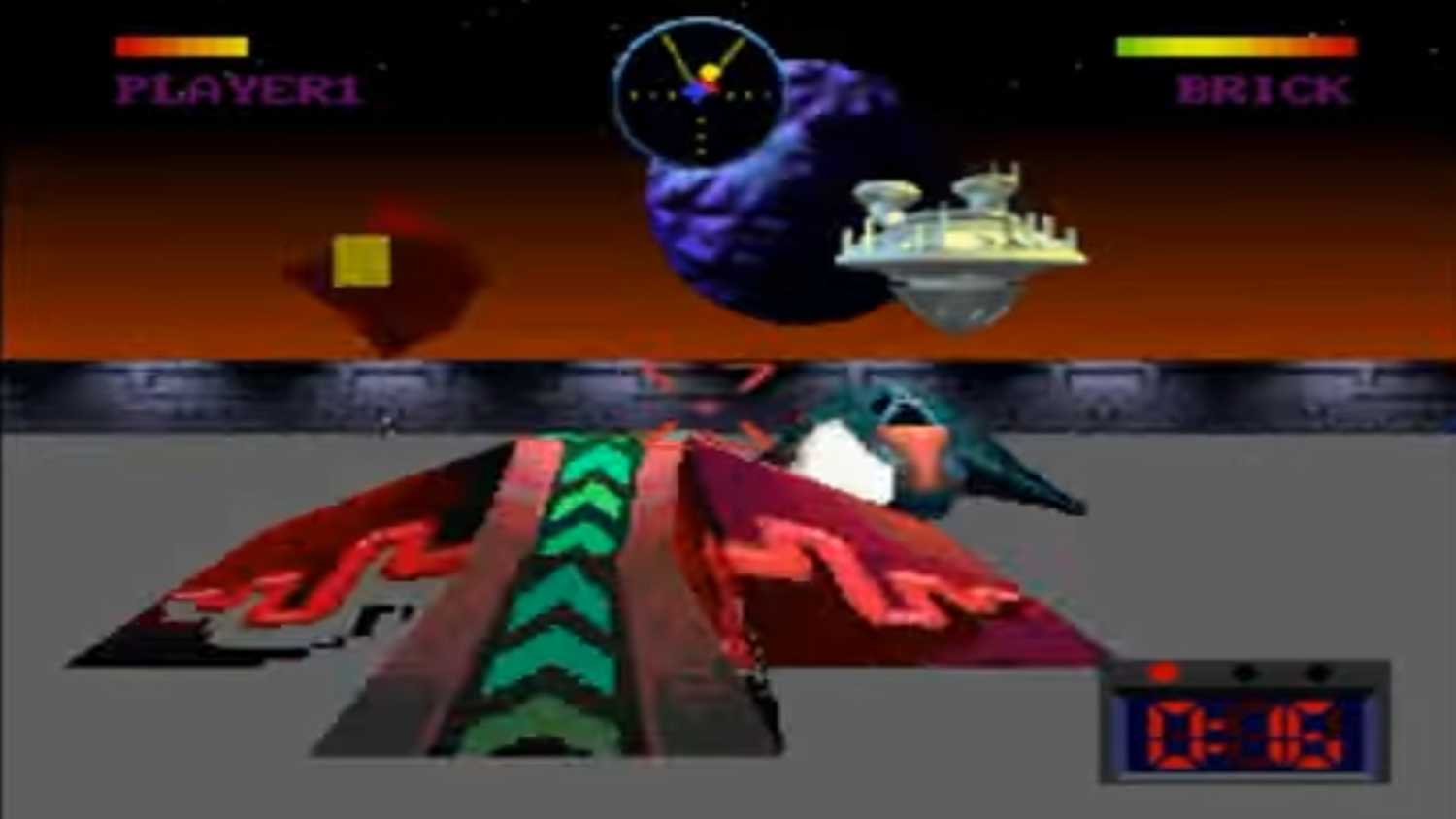 A screenshot of gameplay of BattleSport