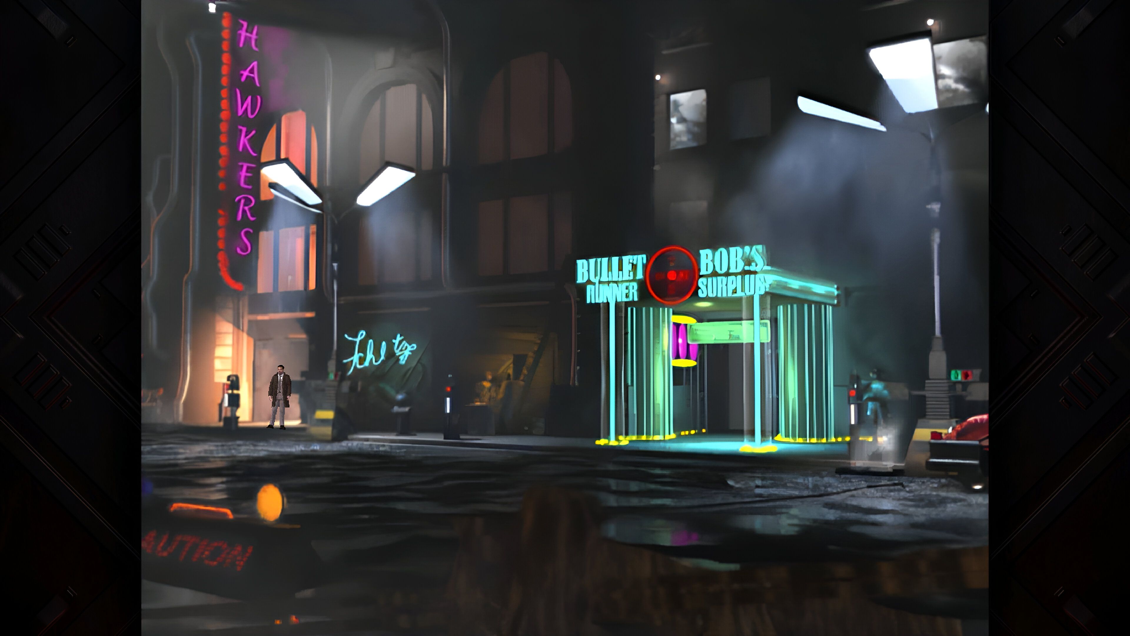 A screenshot from the remastered Blade Runner: Enhanced Edition.