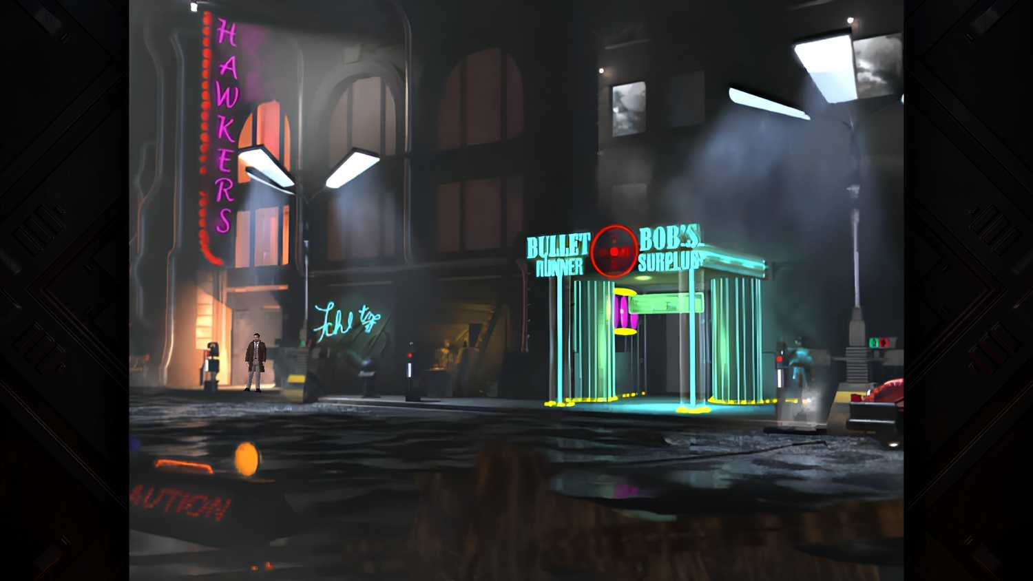 A screenshot from the remastered Blade Runner: Enhanced Edition.