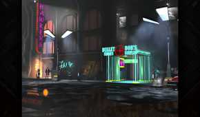 A screenshot from the remastered Blade Runner: Enhanced Edition.