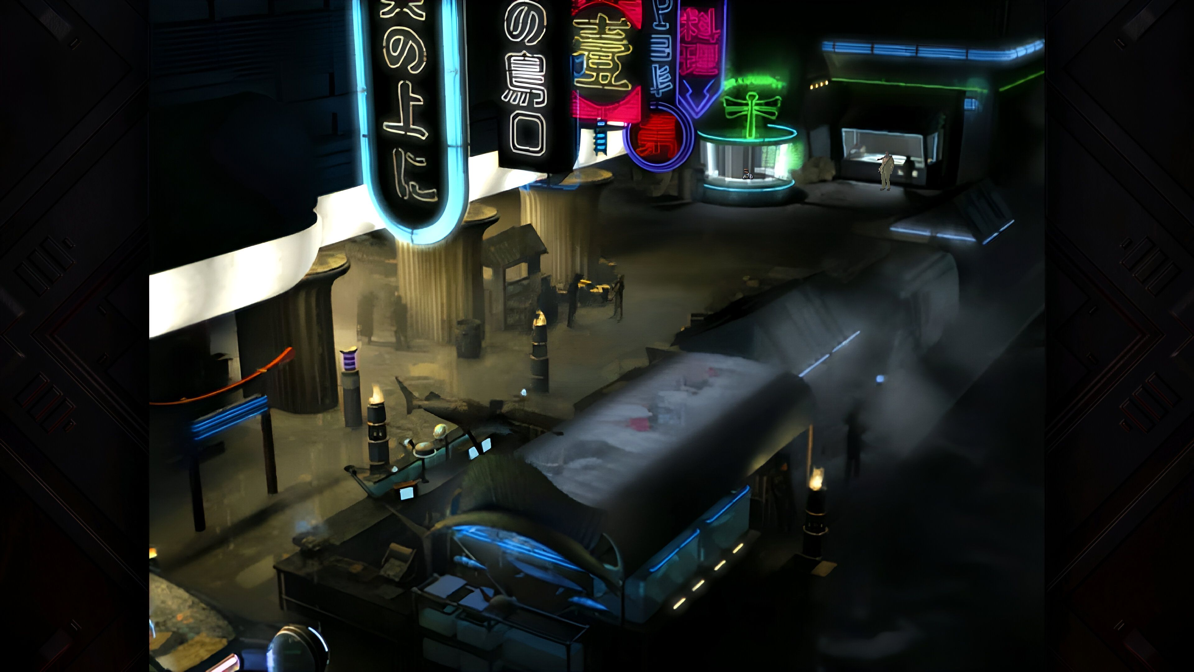 A screenshot from the remastered Blade Runner: Enhanced Edition.