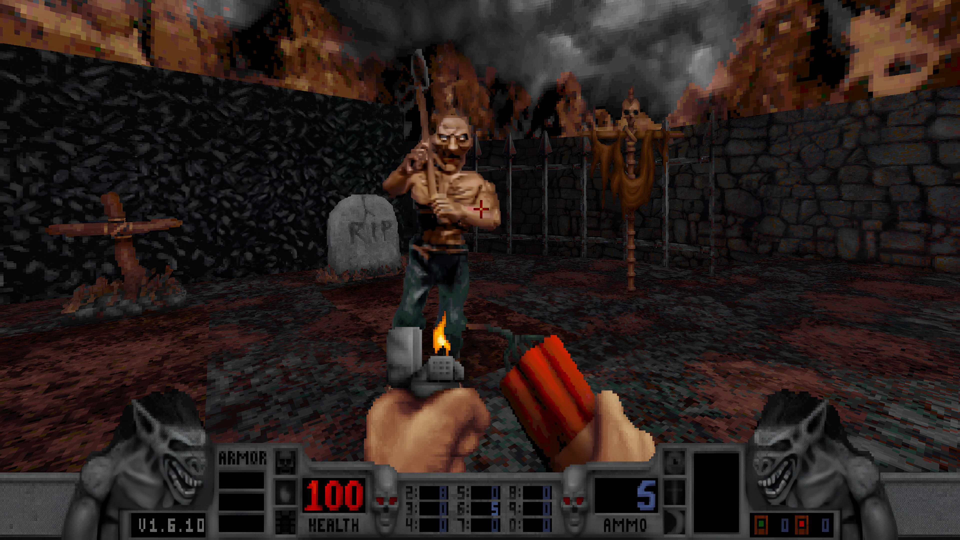 A screenshot from Blood: Fresh Supply.
