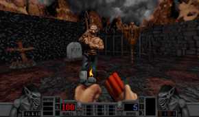 A screenshot from Blood: Fresh Supply.