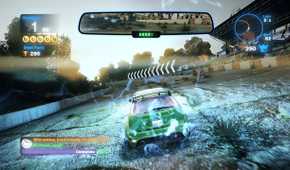 Screenshot from the game Blur.
