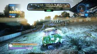 Screenshot from the game Blur.