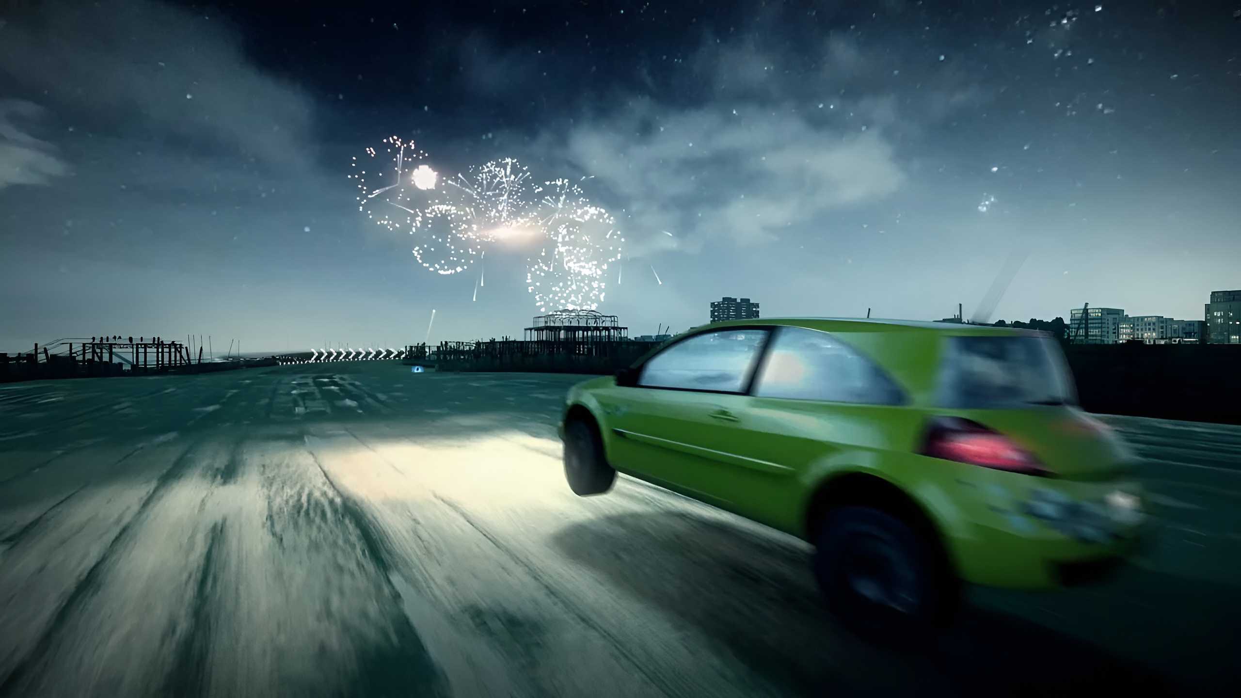 Screenshot from the game Blur.