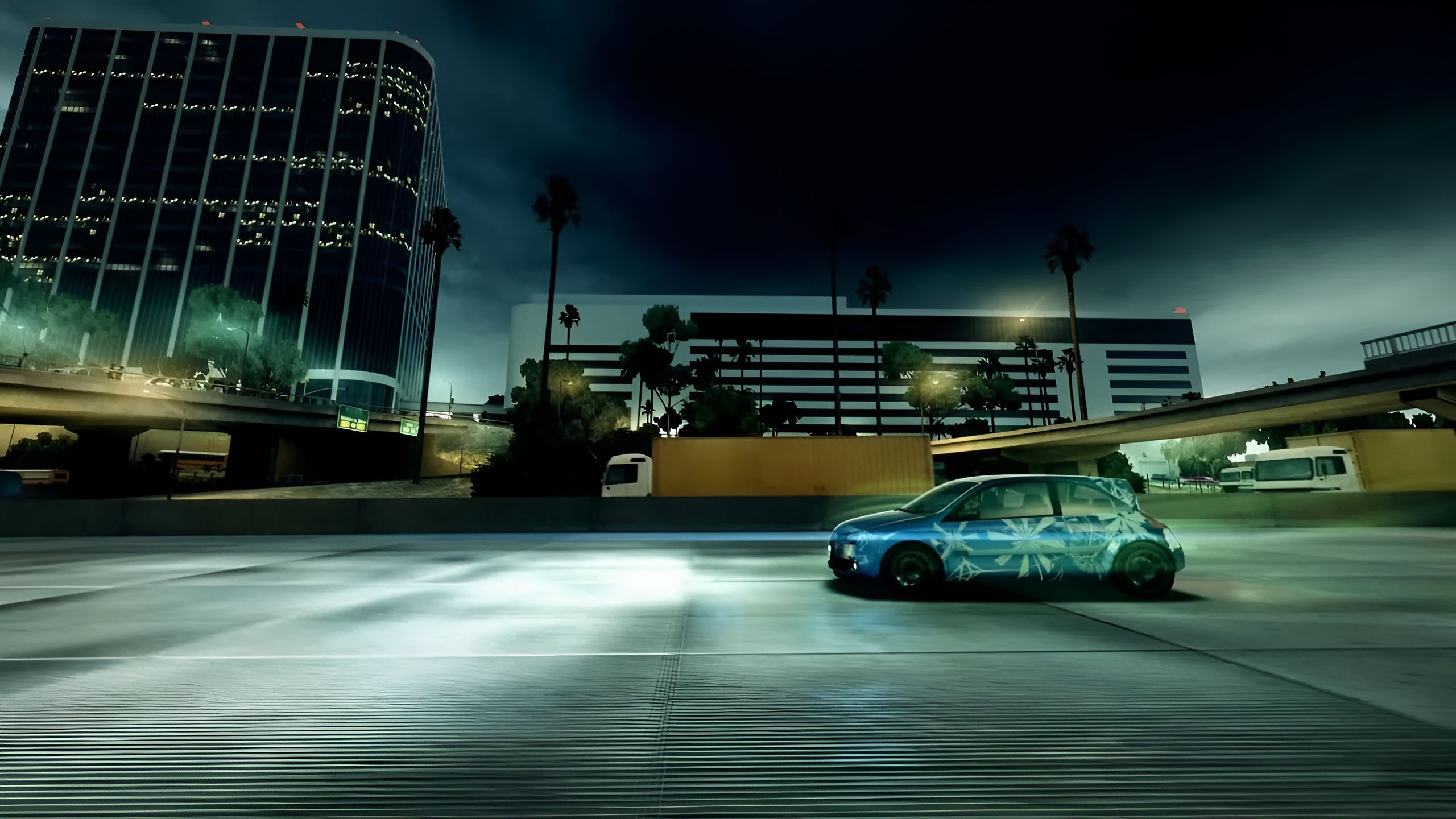 Screenshot from the game Blur.