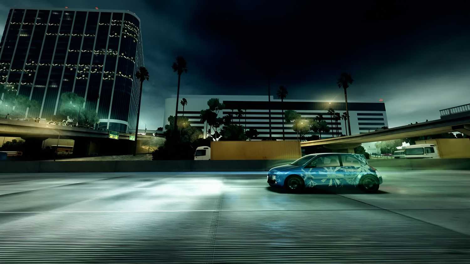 Screenshot from the game Blur.