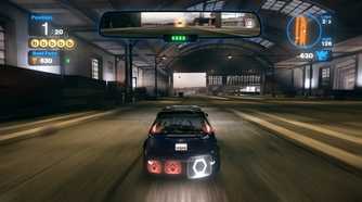 Screenshot from the game Blur.