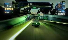 Screenshot from the game Blur.