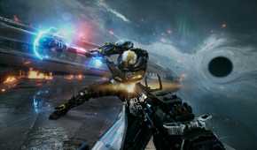 A screenshot from Bright Memory: Infinite.