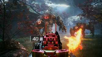 A screenshot from Bright Memory: Infinite.