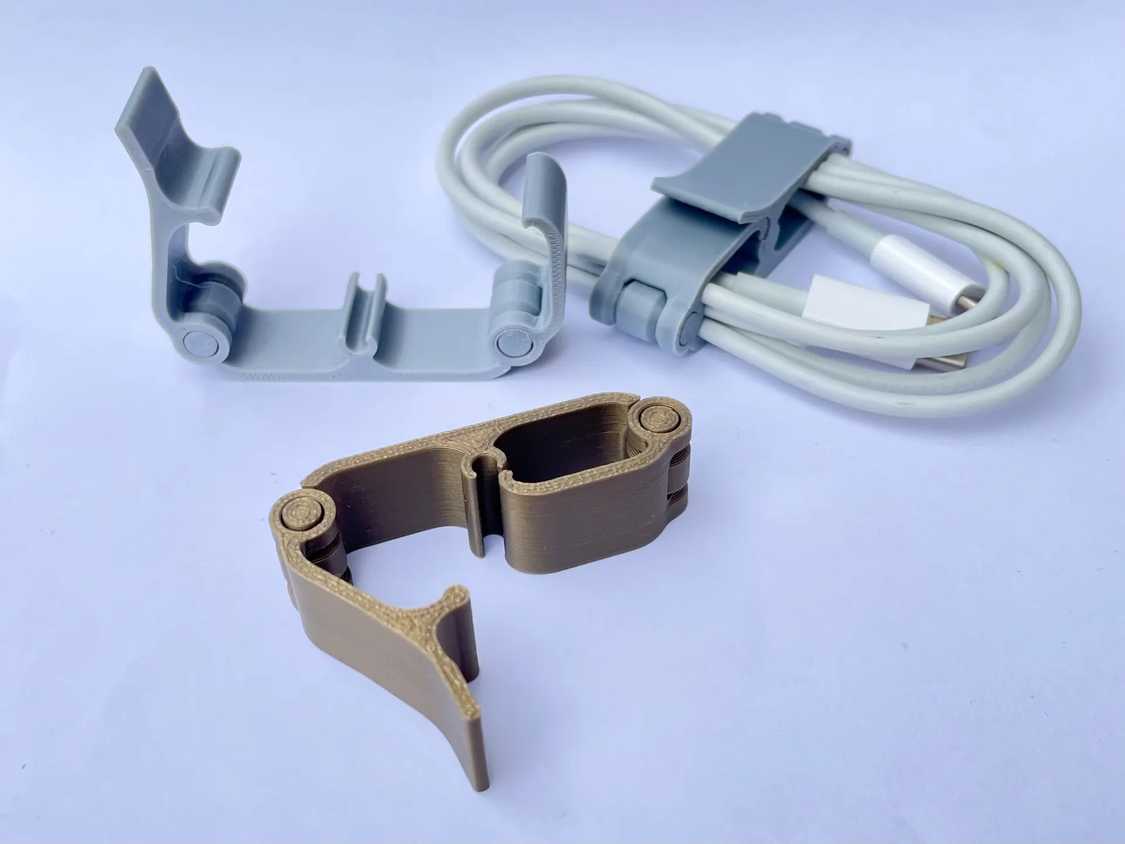 Cable clip and organizer by Singh Design