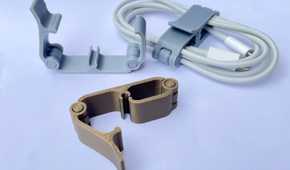 Cable clip and organizer by Singh Design