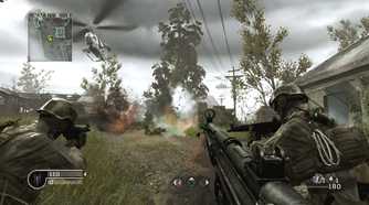 Screenshot from the game Call of Duty 4: Modern Warfare.