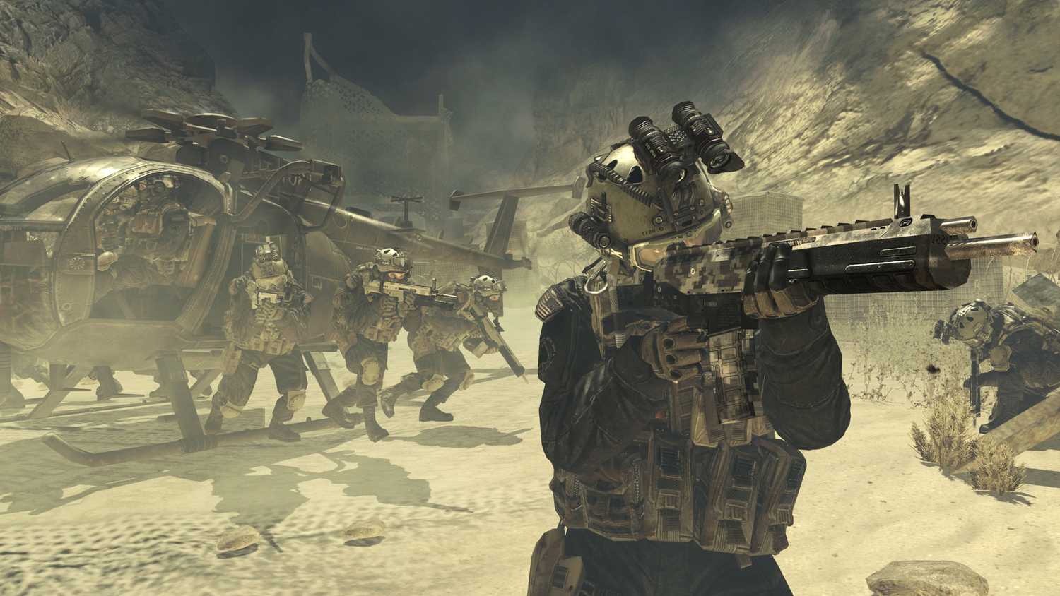 A screenshot from Call of Duty: Modern Warfare 2 (2009).