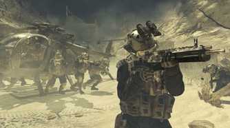 A screenshot from Call of Duty: Modern Warfare 2 (2009).