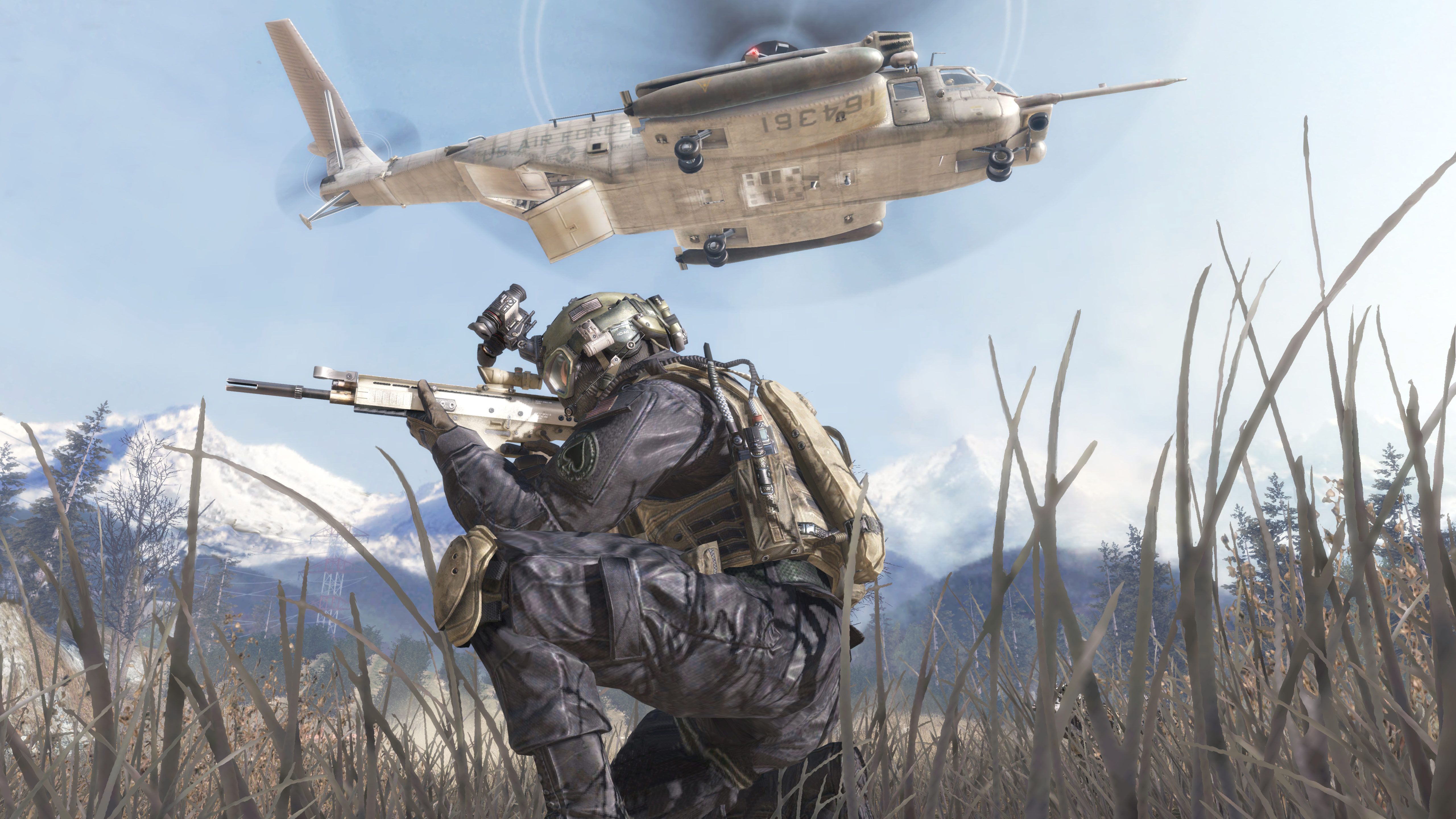 A screenshot from Call of Duty: Modern Warfare 2 (2009).