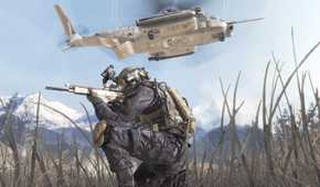 A screenshot from Call of Duty: Modern Warfare 2 (2009).