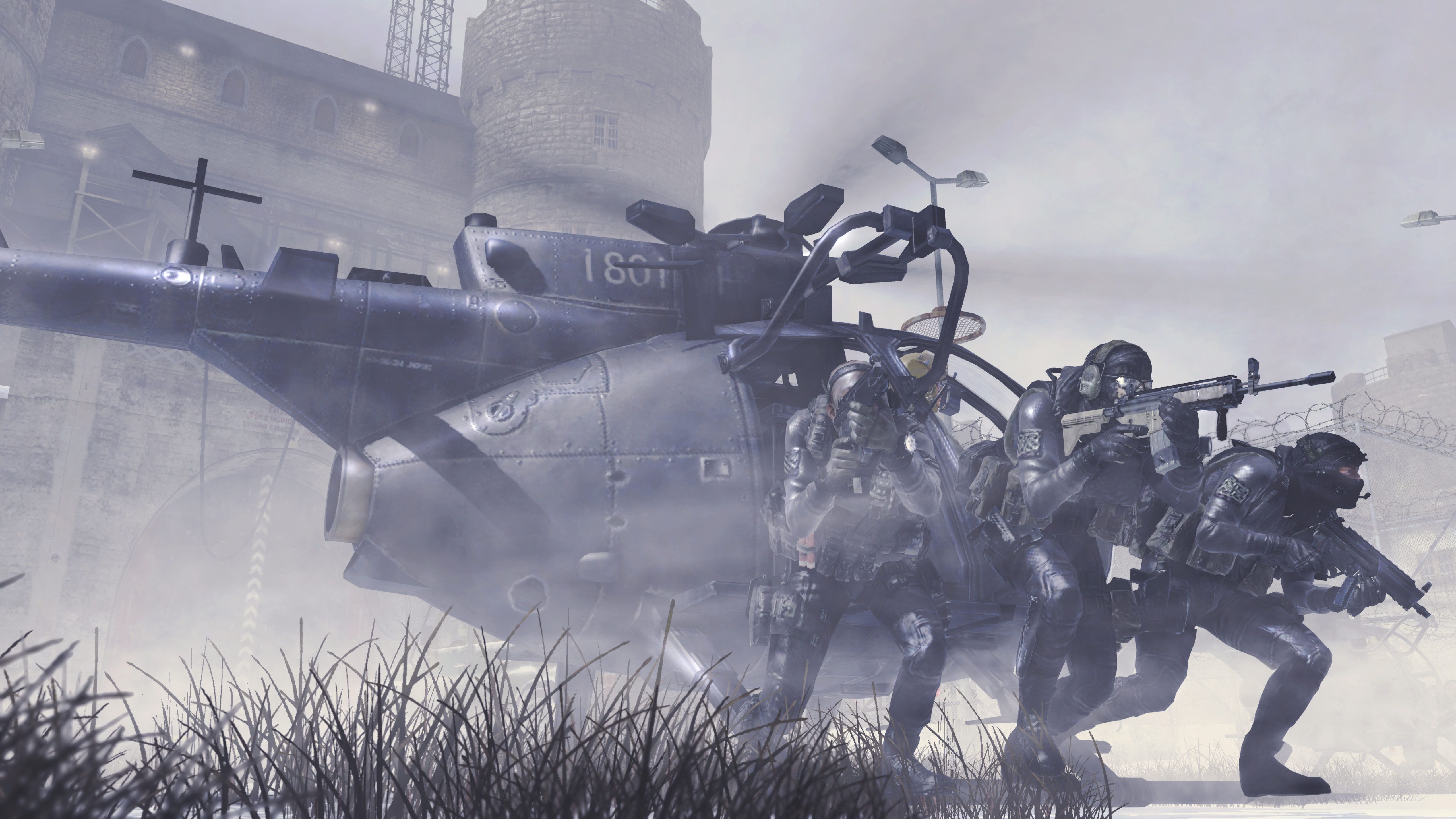 A screenshot from Call of Duty: Modern Warfare 2 (2009).