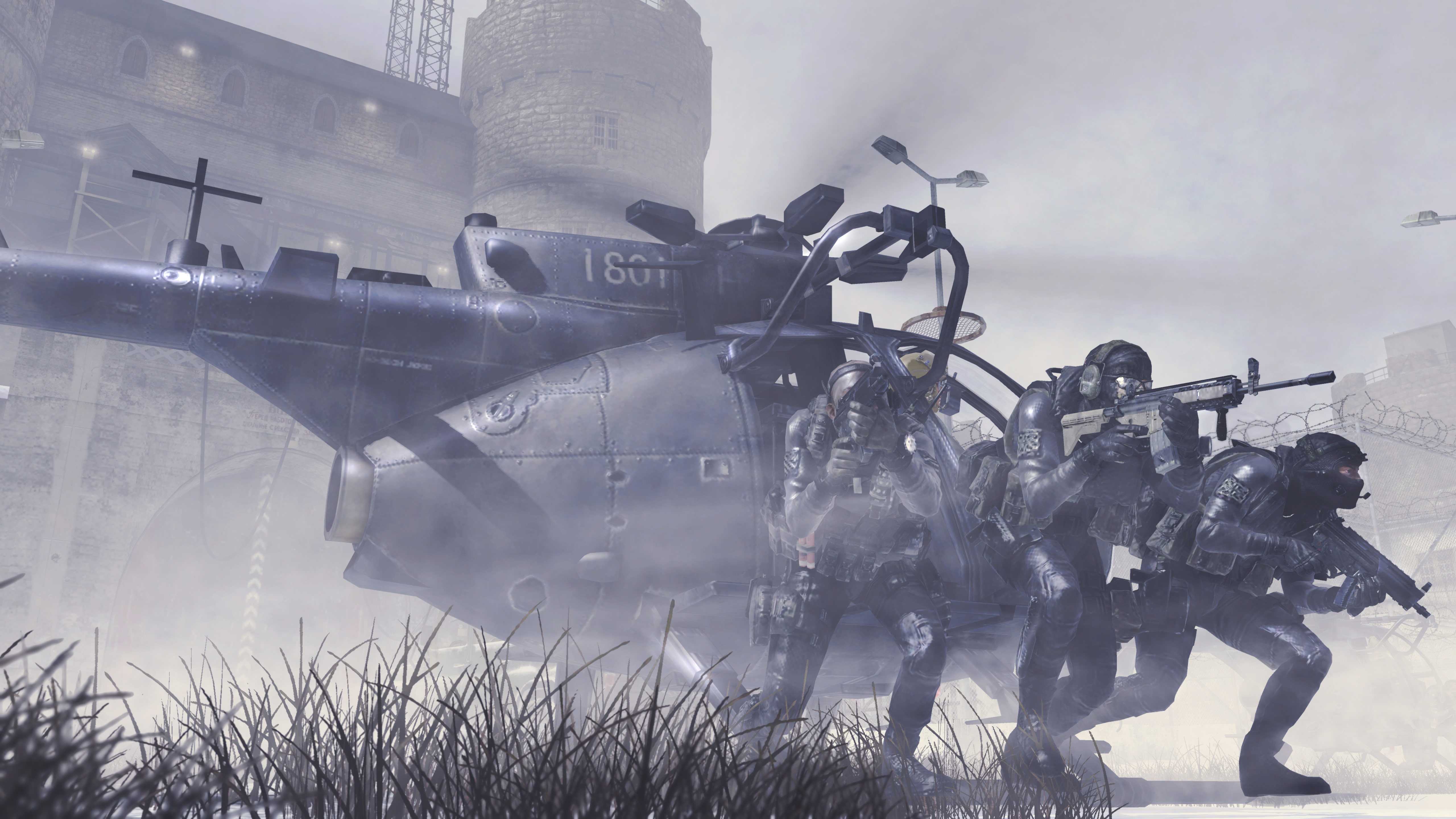 A screenshot from Call of Duty: Modern Warfare 2 (2009).