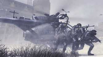A screenshot from Call of Duty: Modern Warfare 2 (2009).