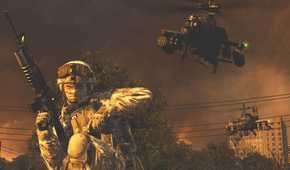 A screenshot from Call of Duty: Modern Warfare 2 (2009).