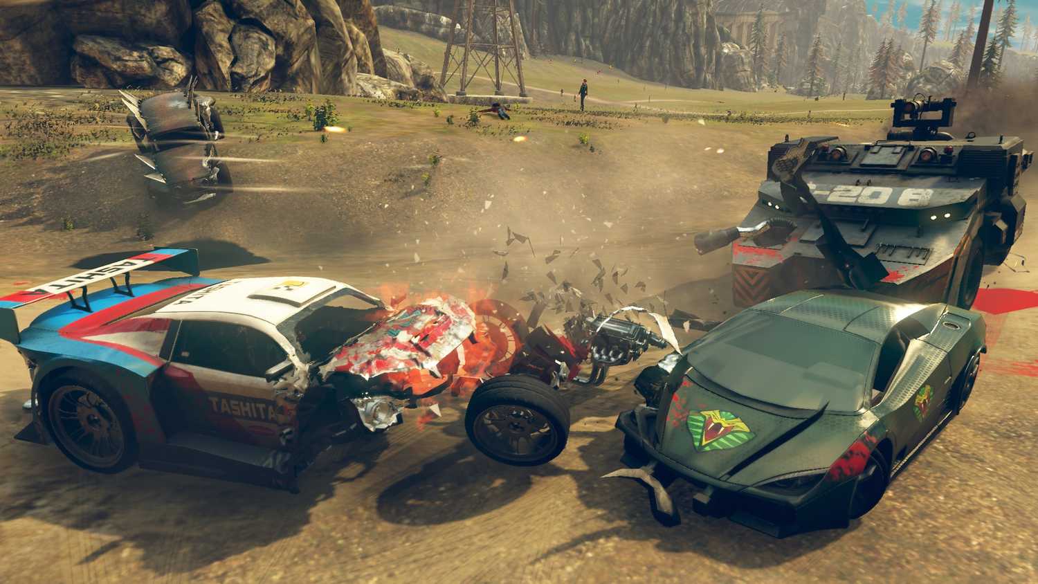 Screenshot from the game Carmageddon: Max Damage.